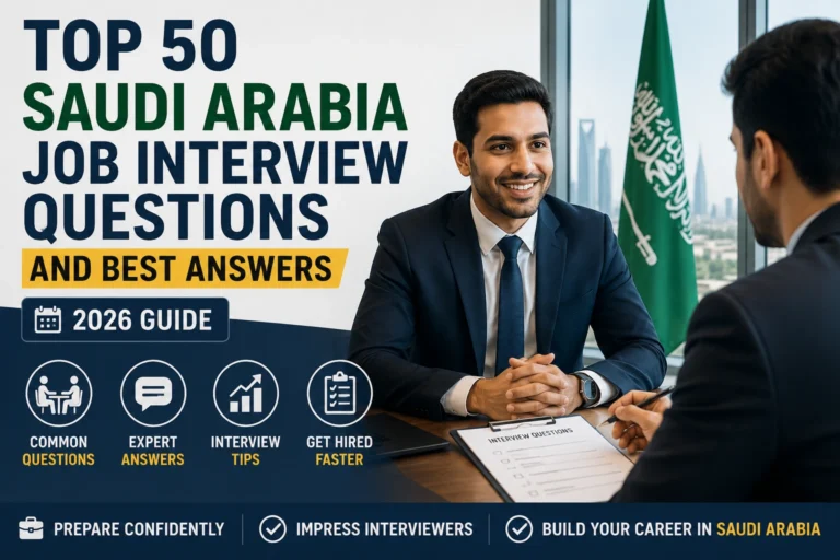 Top 50 Saudi Arabia Job Interview Questions and Best Answers (2026 Guide)