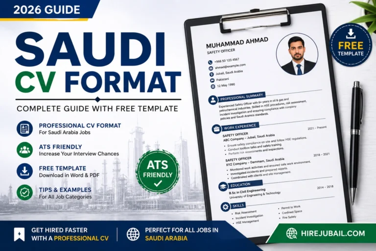 How to Make a Professional Saudi CV in 2026 (Complete Guide with Free Template)