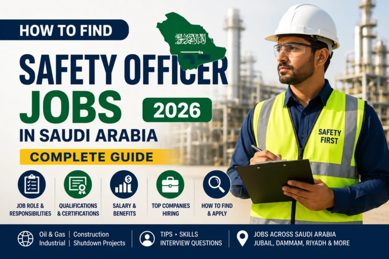 How to Find Safety Officer Jobs in Saudi Arabia (2026) – Complete Guide