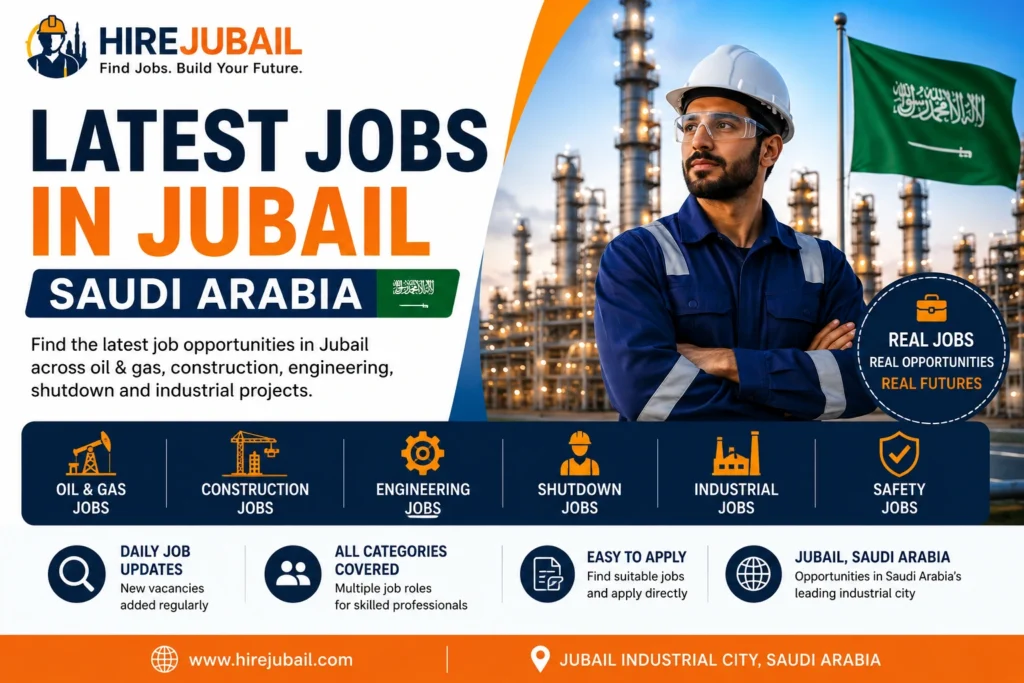 Latest Jobs in Jubail | Saudi Arabia Jobs 2026