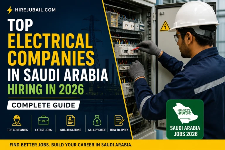 Top Electrical Companies in Saudi Arabia Hiring in 2026 – Complete Guide