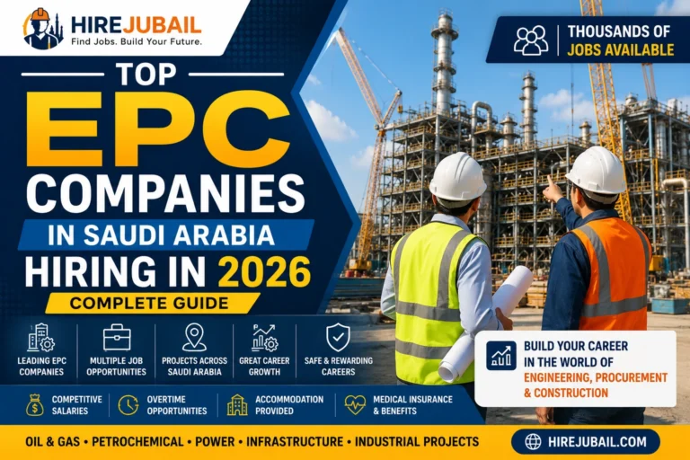Top EPC Companies in Saudi Arabia delivering engineering, procurement, and construction projects