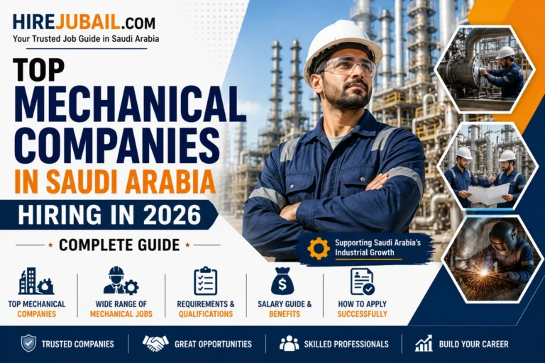 Top mechanical companies in Saudi Arabia providing industrial maintenance, mechanical engineering, EPC, fabrication, and construction services