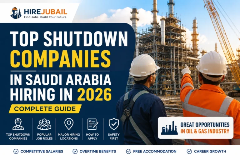 Top Shutdown Companies in Saudi Arabia providing industrial maintenance and turnaround services